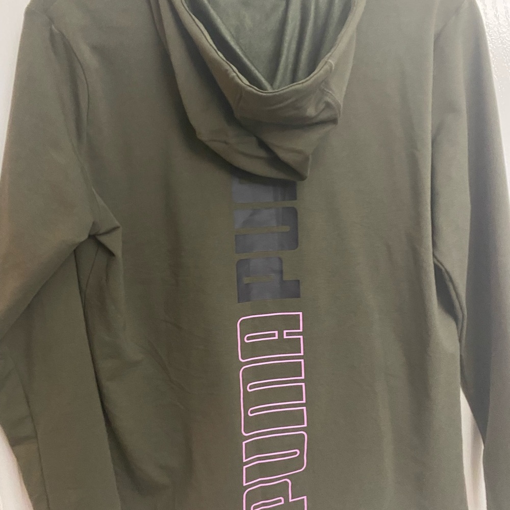 Army color Puma workout jacket - Picture 5 of 5